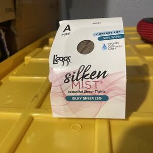 Leggs Silken Mist Size A Nude Silky Sheer Cool Comfort Control Top Panty 98543